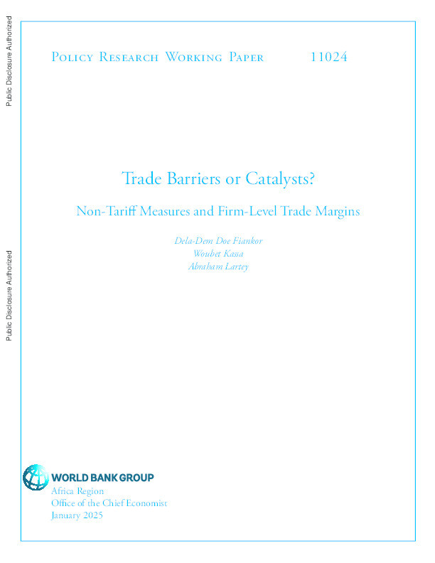 Trade Barriers or Catalysts? Non-Tariff Measures and Firm-Level Trade Margins Thumbnail