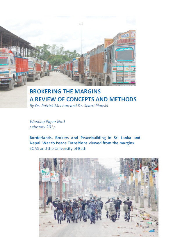 Brokering the margins: A review of concepts and methods Thumbnail