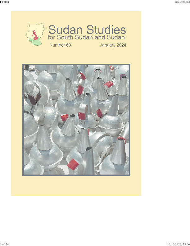 War, International Crimes, and the Breaking of the Cycle of Violence and Impunity in Sudan Thumbnail