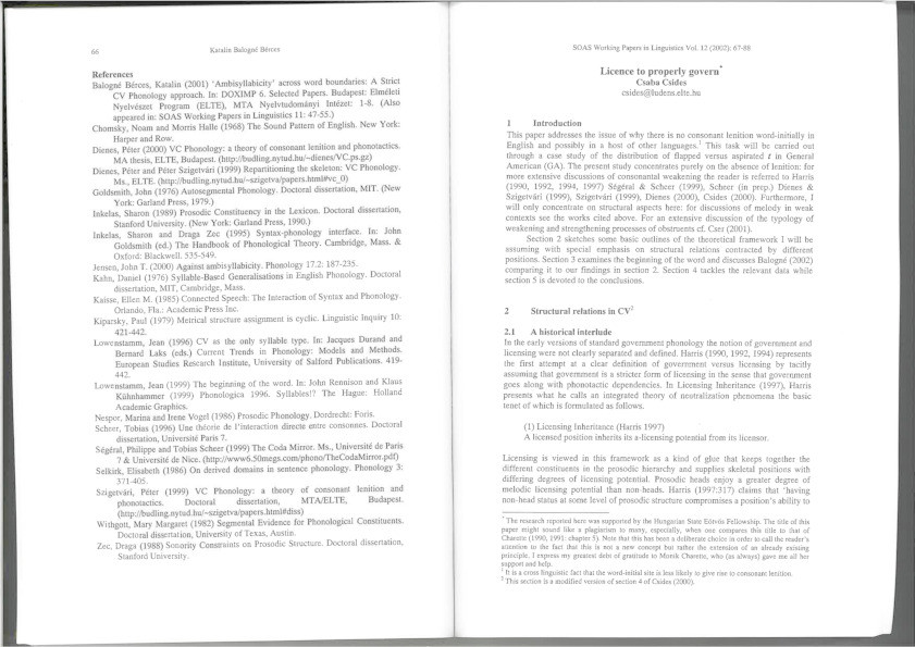 Licence to properly govern Thumbnail