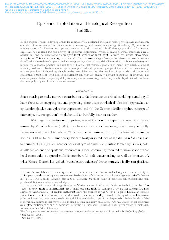 Epistemic Exploitation and Ideological Recognition Thumbnail