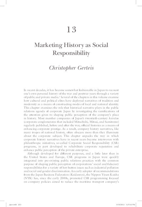 Marketing History as Social Responsibility Thumbnail