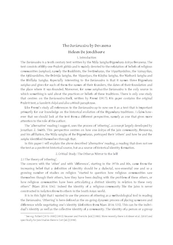 The Darśanasāra by Devasena Thumbnail