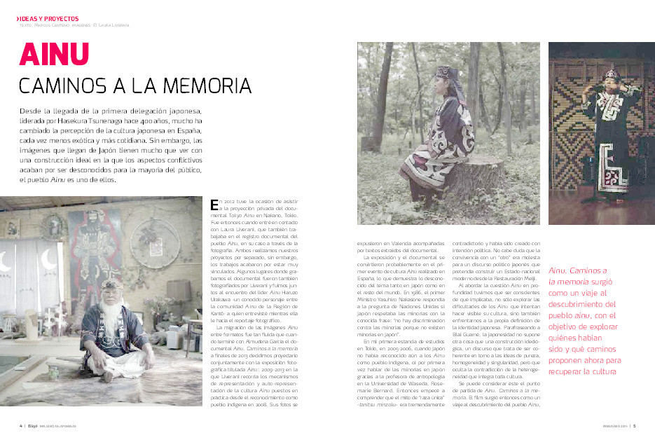 Demystifying the Notion of Japaneseness: the Documentary 'Ainu. Pathways to memory Thumbnail