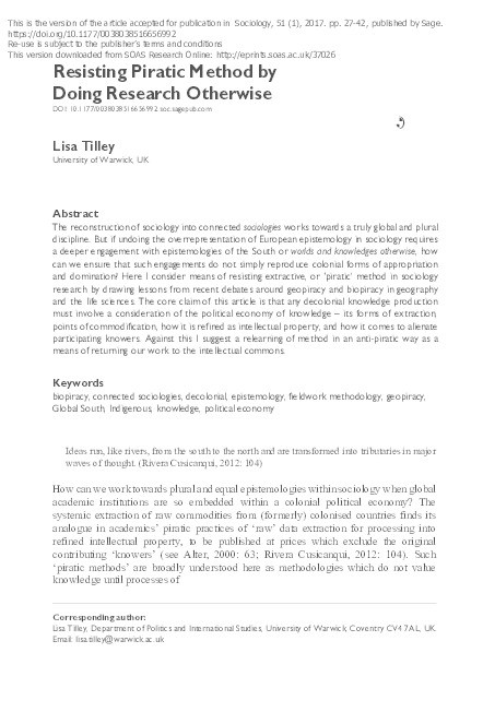 Resisting Piratic Method by Doing Research Otherwise Thumbnail
