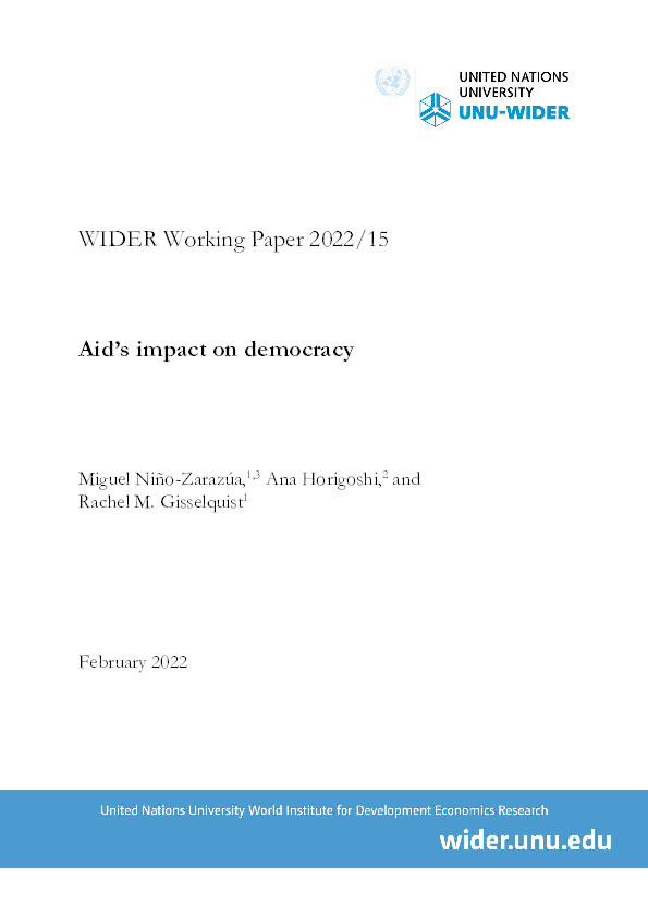 Aid's impact on democracy Thumbnail