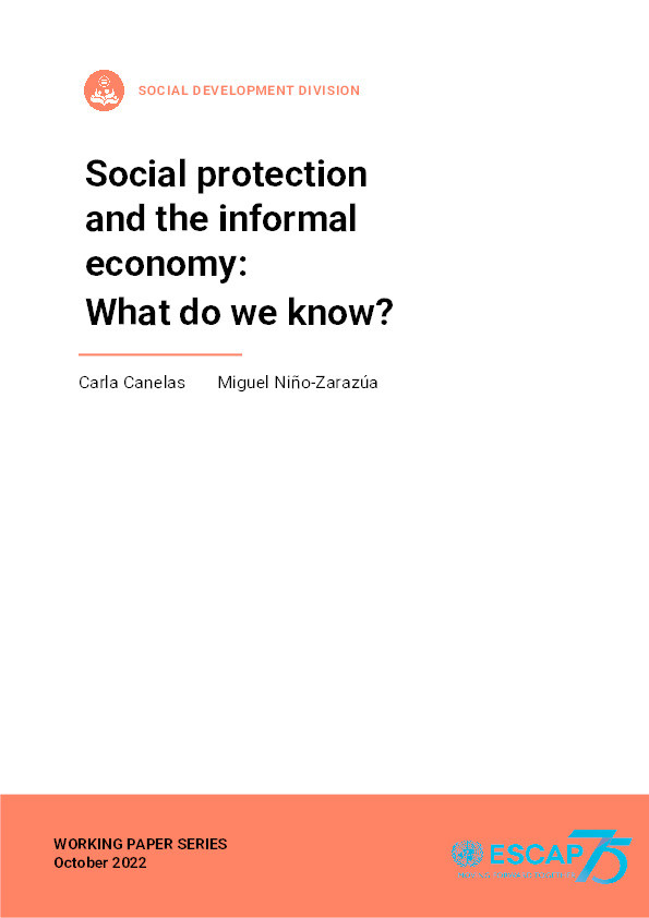 Social protection and the informal economy: What do we know? Thumbnail