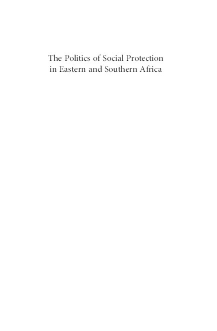 The Politics of Social Protection in Eastern and Southern Africa Thumbnail