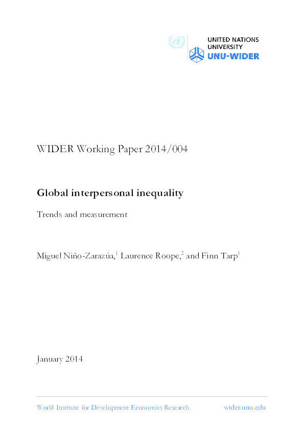 Global Inequality: Relatively Lower, Absolutely Higher Thumbnail
