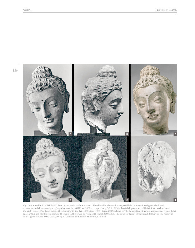 Investigations of a Gandharan stucco head of the Buddha at the Victoria and Albert Museum (IM.3-1931) Thumbnail