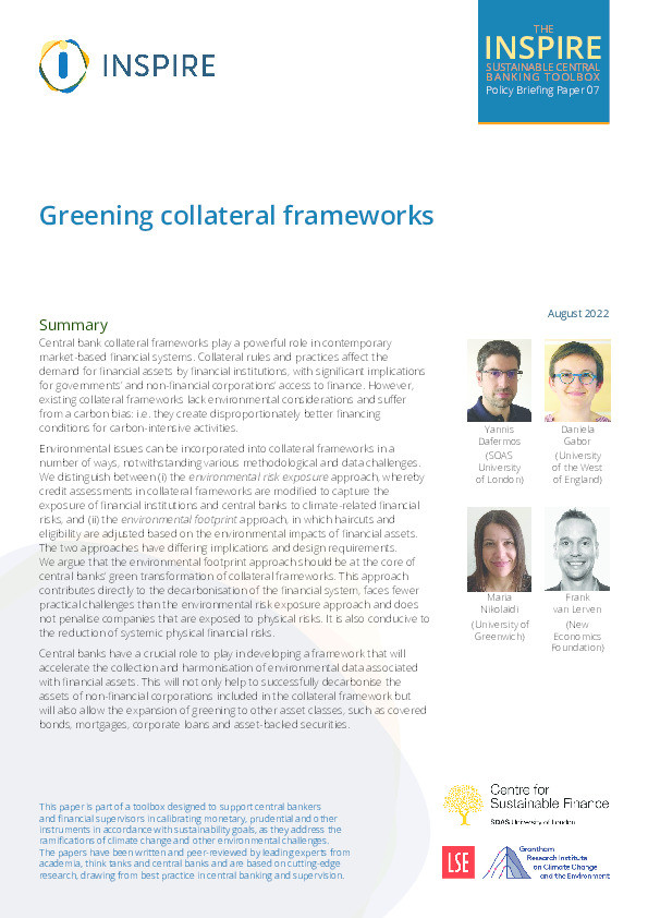 Greening collateral frameworks Thumbnail