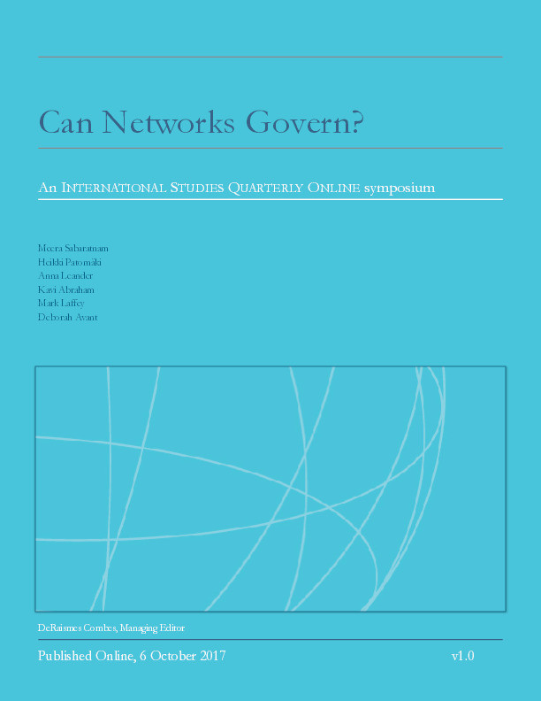 Can Networks Govern? Thumbnail