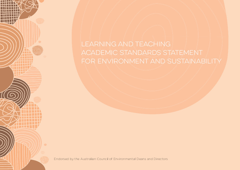 Learning and Teaching Academic Standards Statement for Environment and Sustainability Thumbnail