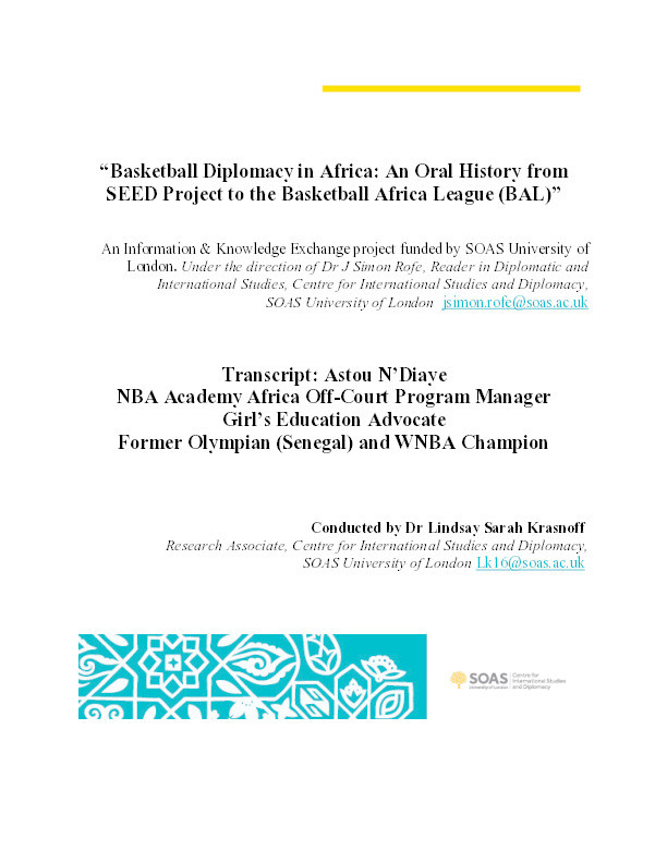 Astou N’Diaye Transcript Thumbnail