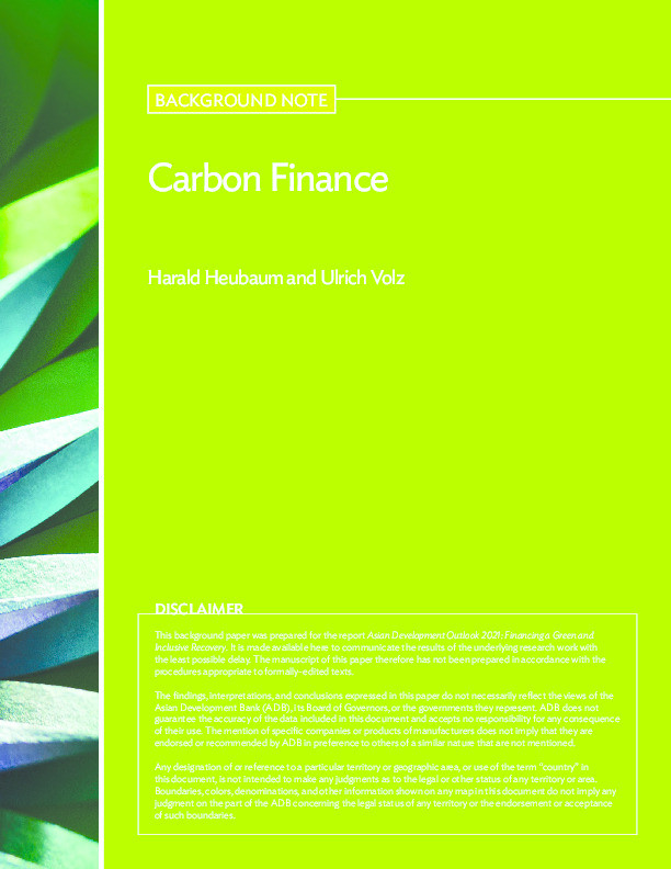 Carbon Finance Thumbnail