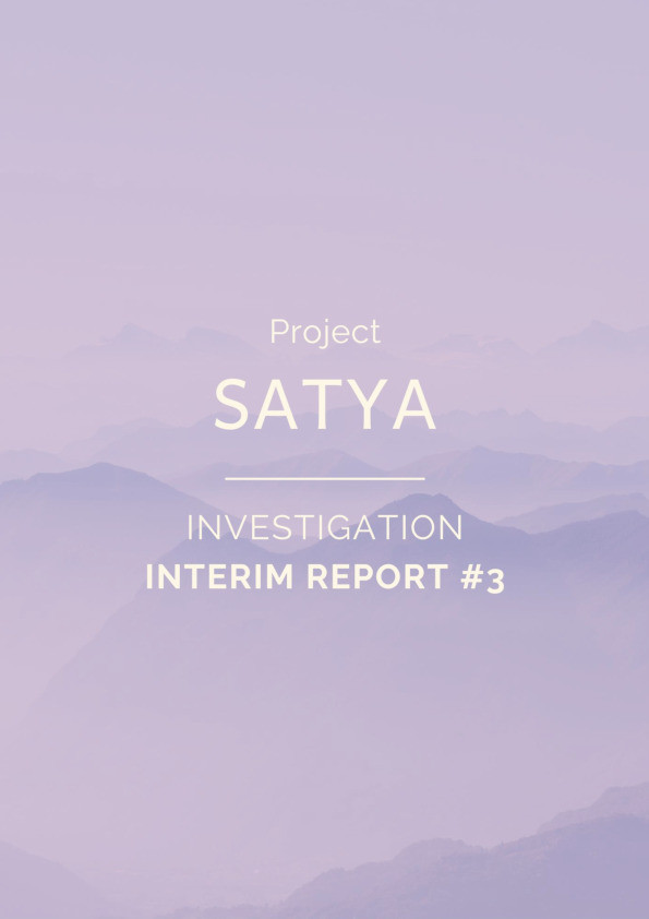 Project Satya: Investigation Interim Report #3 Thumbnail