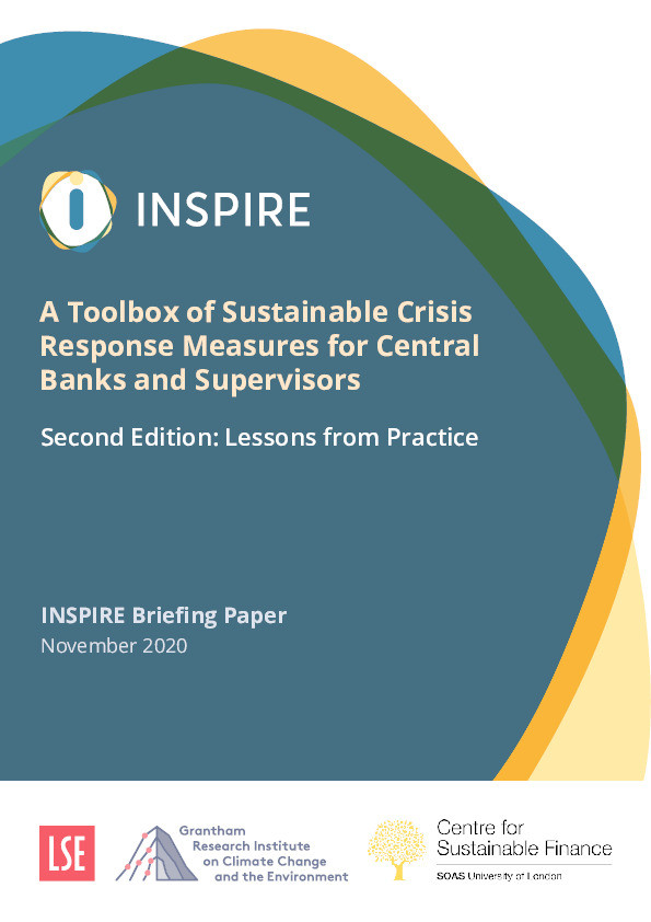 A Toolbox of Sustainable Crisis Response Measures for Central Banks and Supervisors – Second Edition: Lessons from Practice Thumbnail