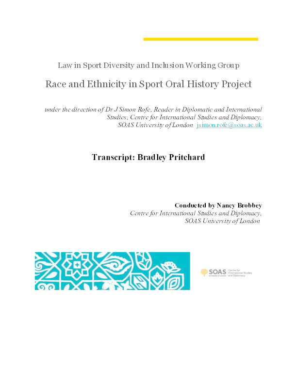 Transcript: Bradley Pritchard Thumbnail