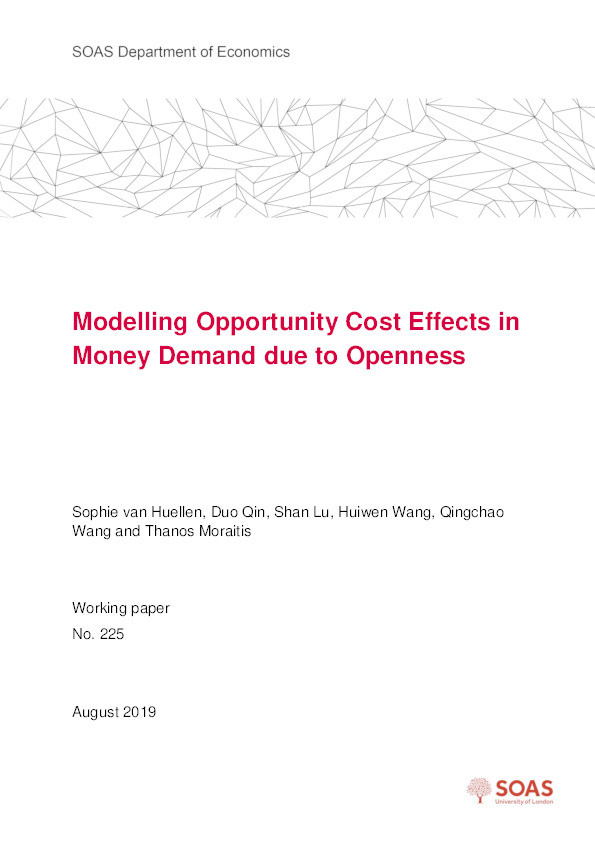 Modelling Opportunity Cost Effects in Money Demand due to Openness Thumbnail