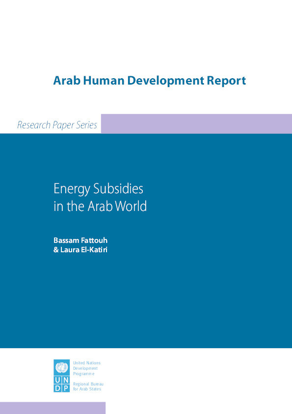 Energy Subsidies in the Arab World Thumbnail