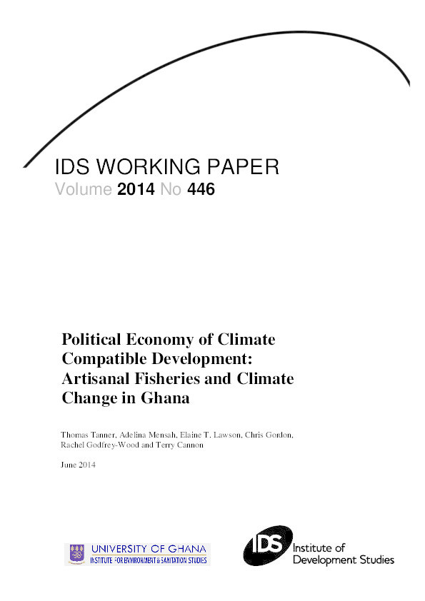 Political Economy of Climate Compatible Development: Artisanal Fisheries and Climate Change in Ghana Thumbnail