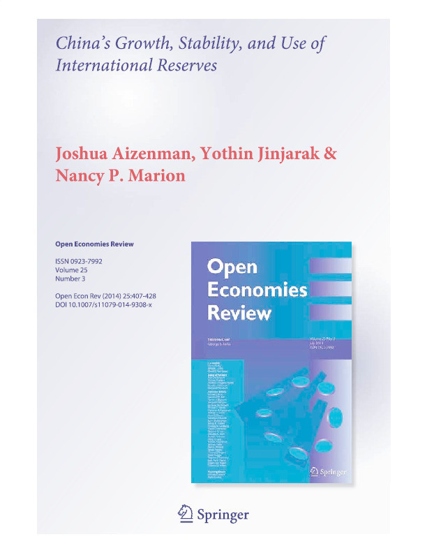 China’s Growth, Stability, and Use of International Reserves Thumbnail