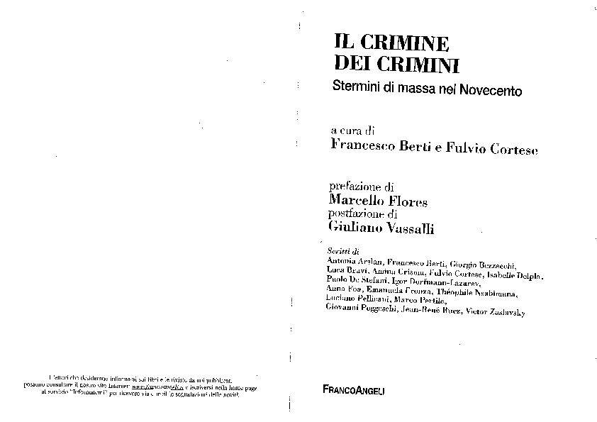Nazionalismo e religione nella dinamica del Genocidio degli armeni (1915-1916) Thumbnail