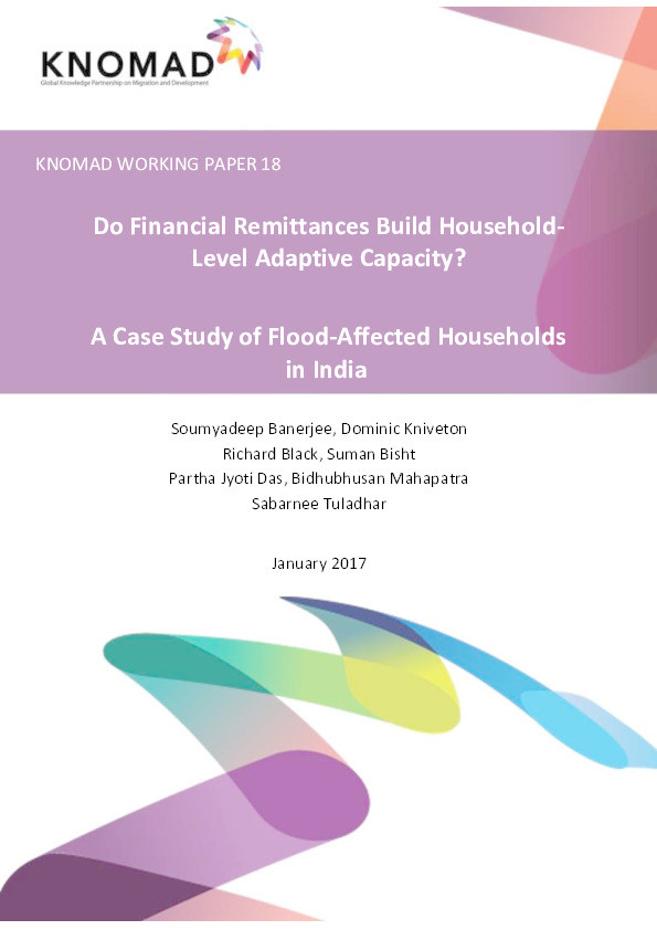 Do Financial Remittancces Build Household-Level Adaptive Capacity? A Case Study of Flood-Affected Households in India Thumbnail