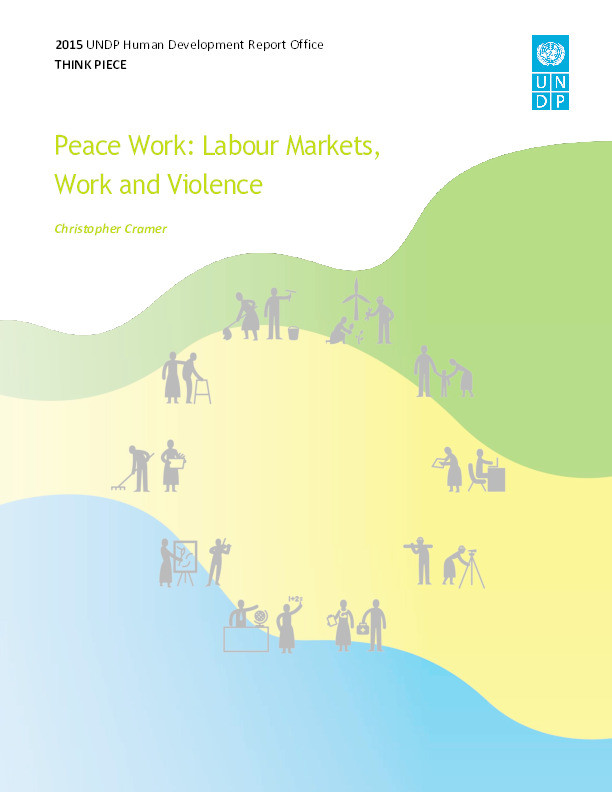 Peace Work: Labour Markets, Work and Violence (Think Piece) Thumbnail