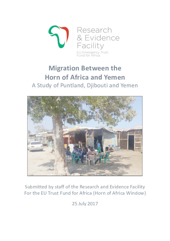 Migration Between the Horn of Africa and Yemen: A Study of Puntland, Djibouti and Yemen Thumbnail