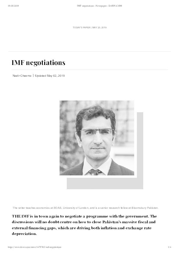 Pakistan’s Government Debt and IMF Negotiations Thumbnail
