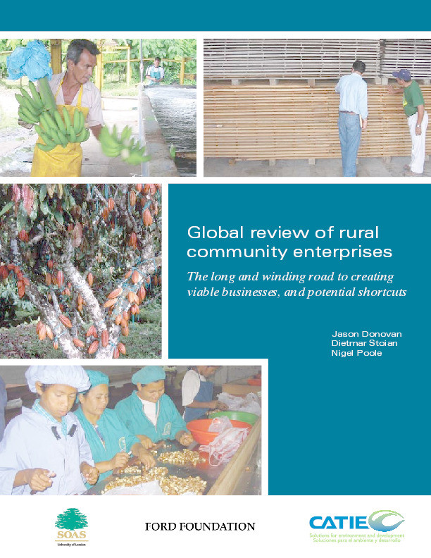 A Global Review of Rural Community Enterprises: the long and winding road for creating viable businesses Thumbnail