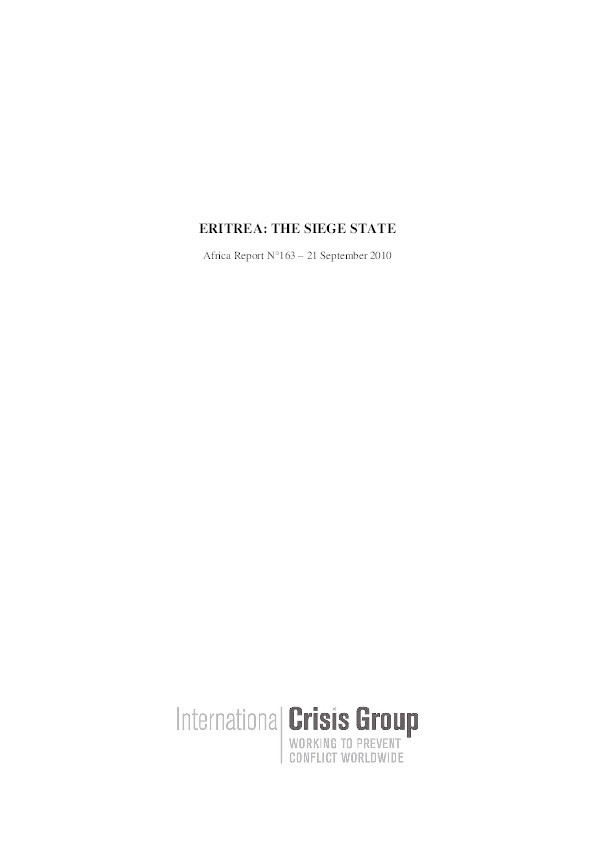 Eritrea: the siege state Thumbnail