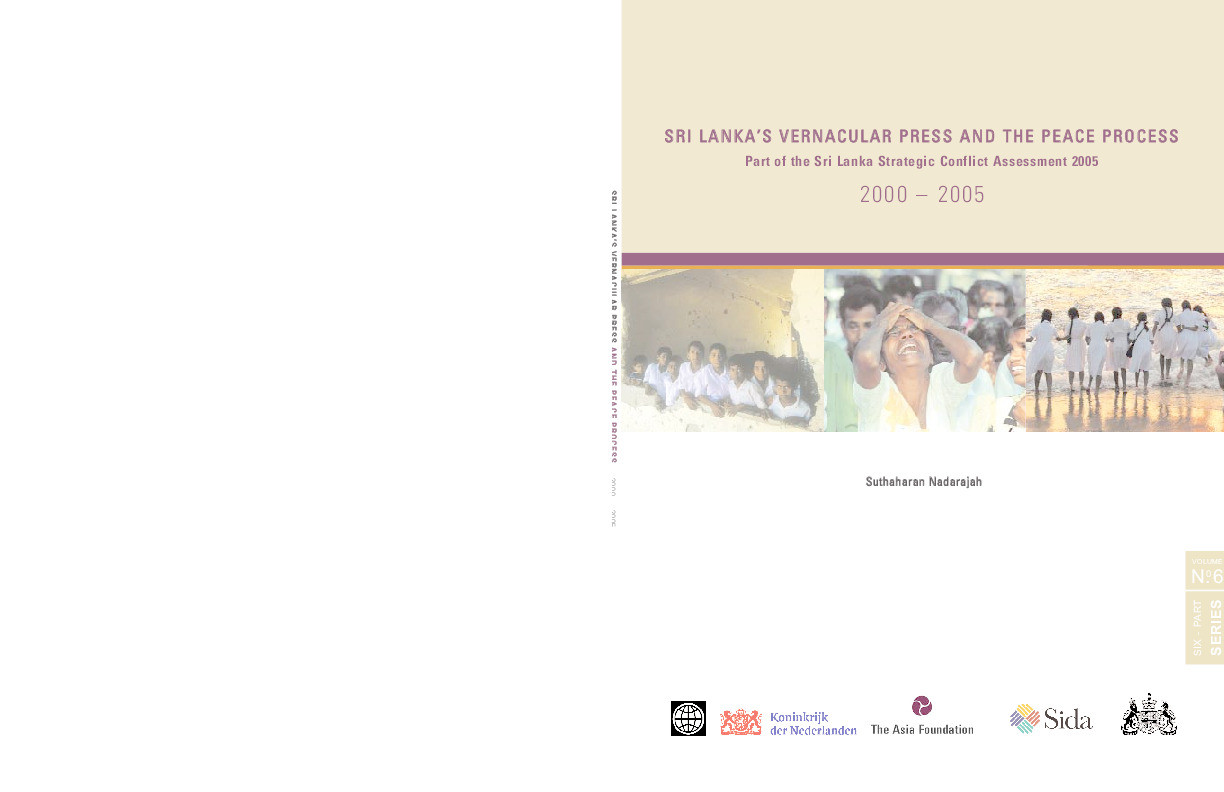 Sri Lanka's Vernacular Press and the Peace Process Thumbnail