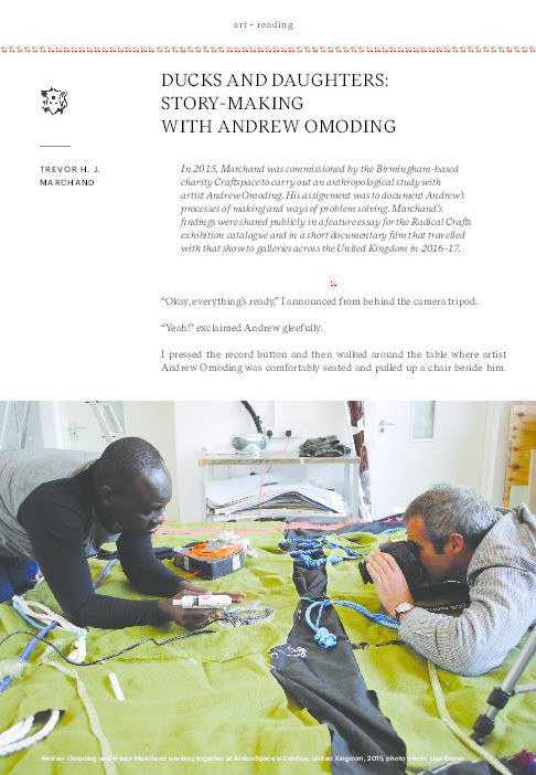 Ducks and Daughters: story-making with Andrew Omoding Thumbnail