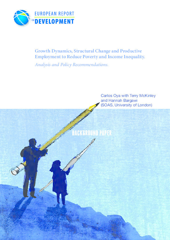 Growth Dynamics, Structural Change and Productive Employment to Reduce Poverty and Income Inequality. Analysis and Policy Recommendations. Thumbnail