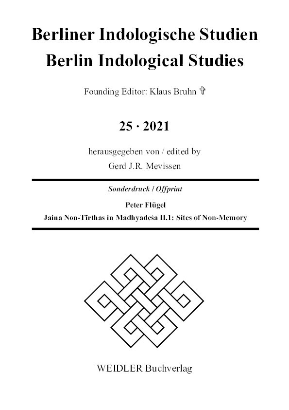 Jaina Non-Tīrthas in Madhyadeśa II.1: Sites of Non-Memory Thumbnail