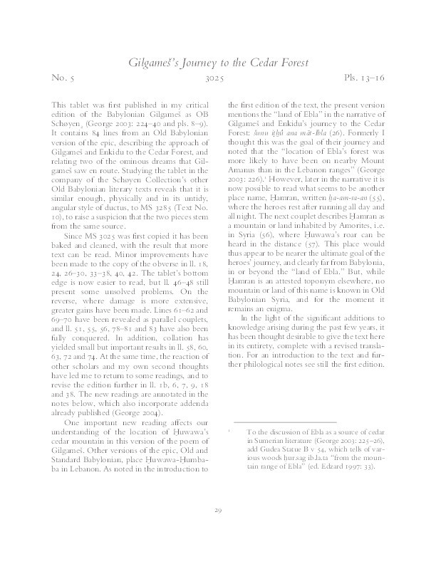 Babylonian Literary Texts in the Schøyen Collection Thumbnail